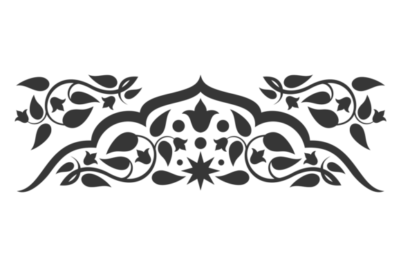 Botanical Vintage Decorative Element. Vi Graphics