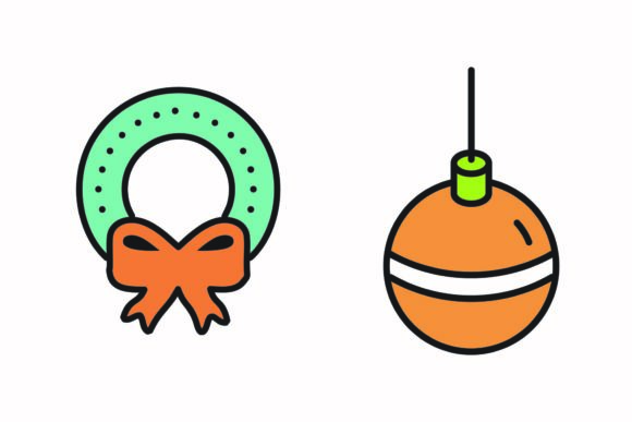 Christmas Advent Wreath Decorative Ball for Graphic Designers