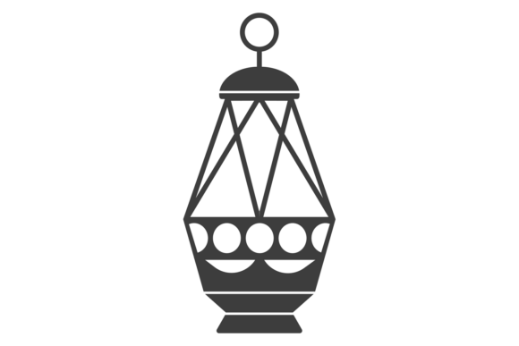 Decorative Glass Lantern Graphics for Branding and Marketing