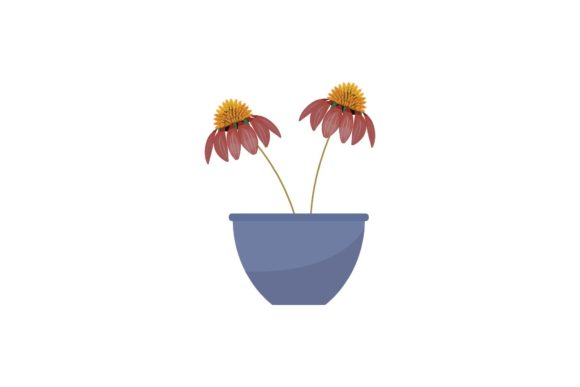 Decorative Plants Flat Image Graphics