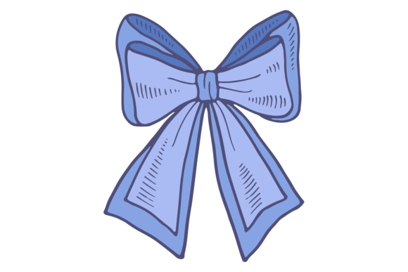 Decorative Silk Bow Graphics for Crafters