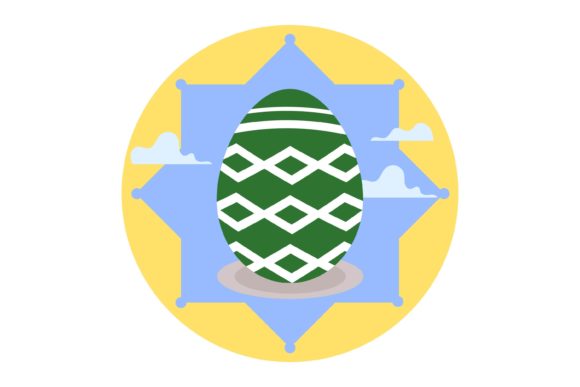 Easter Egg Simple Decorative Style