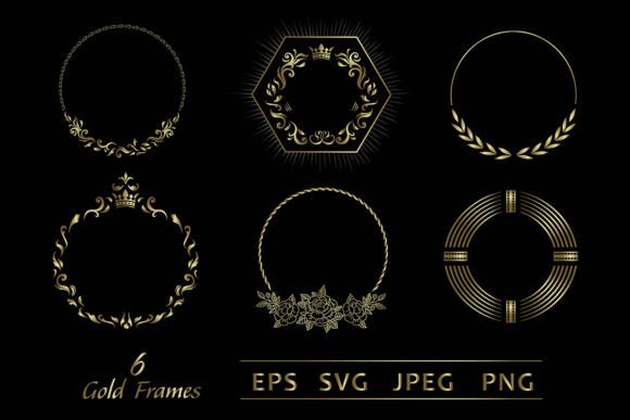 Gold Frames for Branding