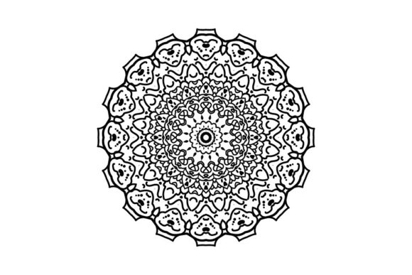 Mandala Decorative Background for Graphics and Illustrations