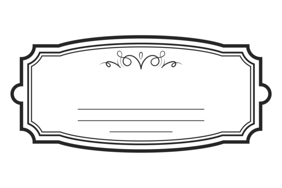 Vintage Linear Frame Graphics for Editorial and Web Design
